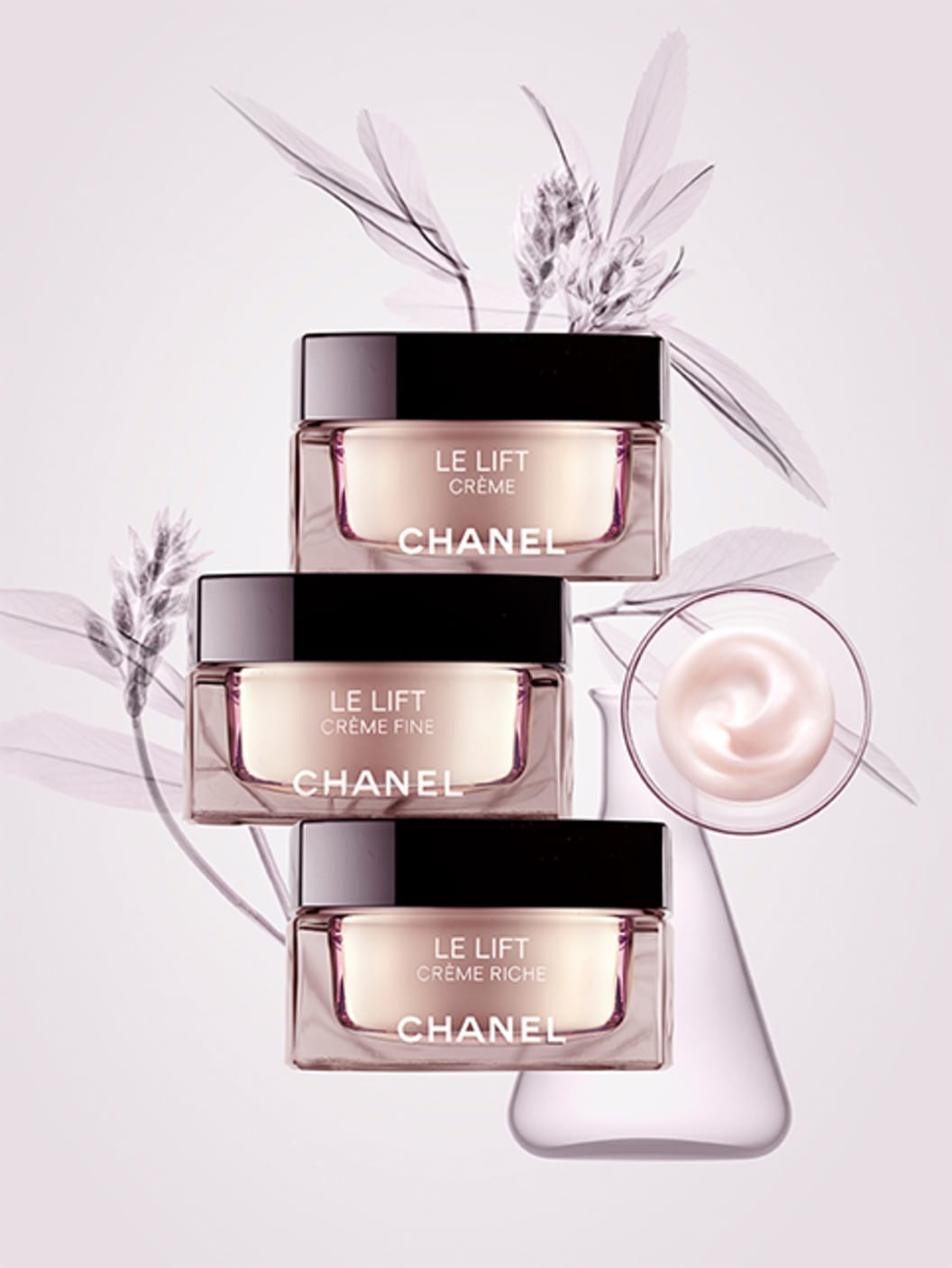 9087445237790-05-VISUEL_LE-LIFT_CREME Chanel Le Lift Crème Yeux 15ml-Crème Riche 50ml-Crème Fine 50ml Tris completo in offerta - immagine 1