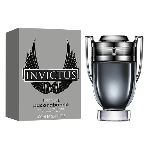 PacoRabanneInvictusIntenseEaudeToiletteperuomo100ml_scatolato Paco Rabanne Invictus Intense Eau de Toilette per uomo 100ml (scatolato) - immagine 1