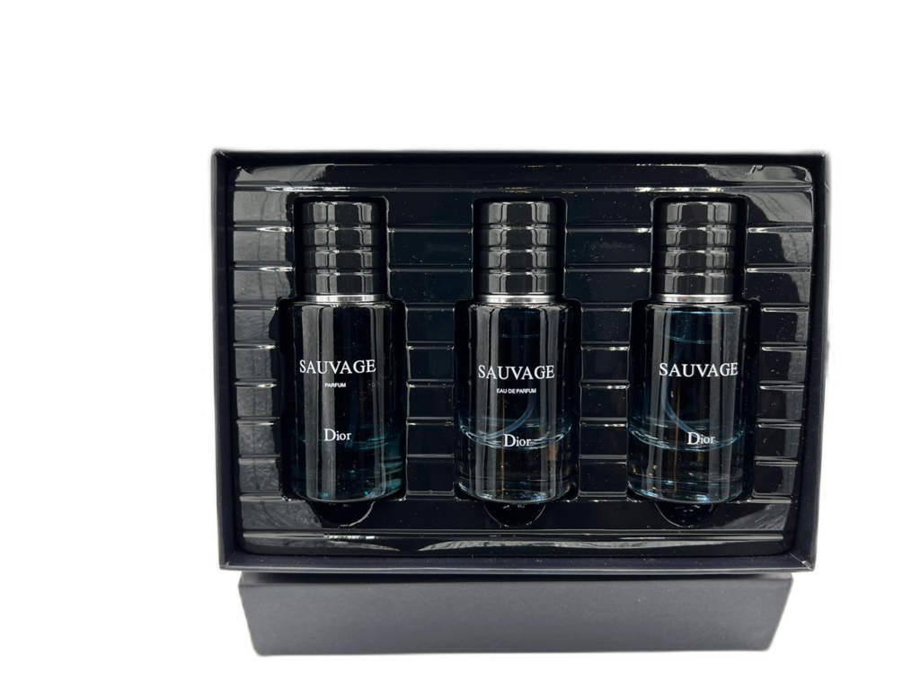 cofanettodior DIOR SET - COFANETTO SAUVAGE 30ML EDT- SAUVAGE 30ML EDP - SAUVAGE 30ML PARFUM - immagine 1