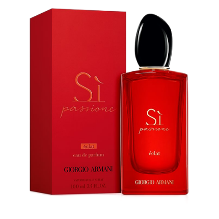 Armani Sì Passione Éclat Eau de Parfum da donna 100ml scatolato