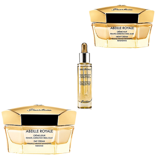 download_44_525805cf-9a15-4c43-8bb2-8fb1ba51c956 Tris Guerlain abelle royale day cream 50ml-night cream 50ml-face treatment oil 28 ml - immagine 1