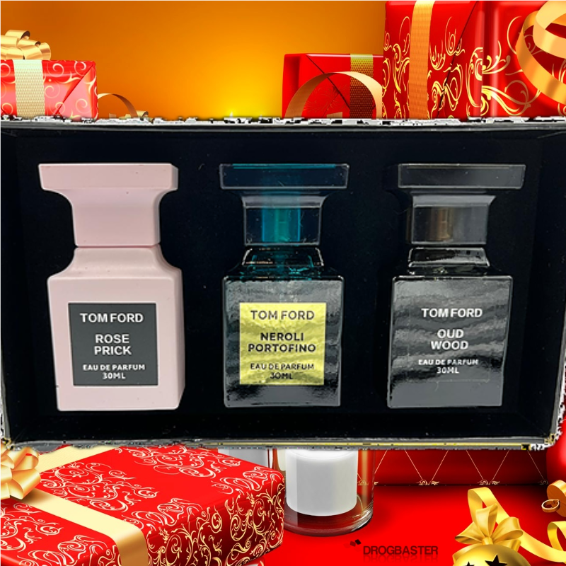 remix_10 TOM FORD SET - COFANETTO OUD WOOD 30ML EDP + NEROLI PORTOFINO 30ML EDP + ROSE PRICK 30ML EDP - immagine 1