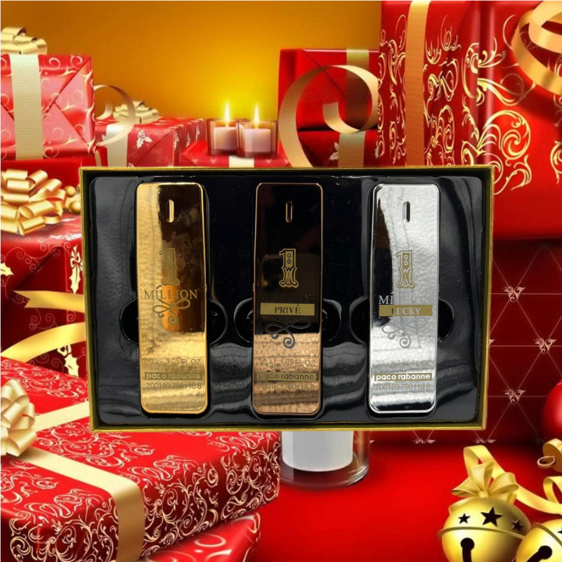 remix_17 ONE MILLION SET - COFANETTO ONE MILLION 30ML EDT + ONE MILLION PRIVÈ 30ML EDP + ONE MILLION LUCKY 30ML EDT - immagine 1